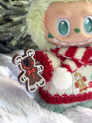 labubu gingerbread mouse cookie